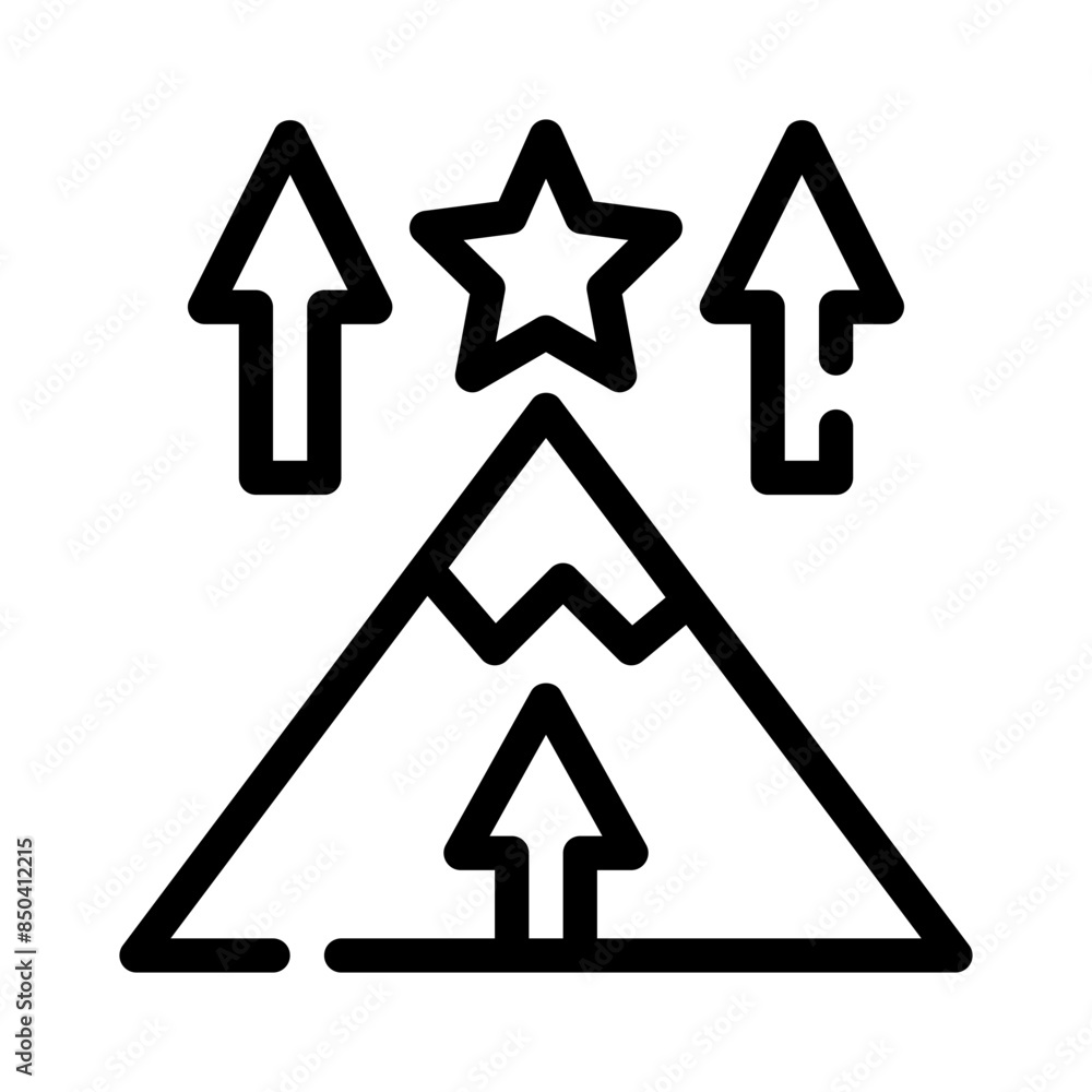 aspiration line icon aspiration line icon