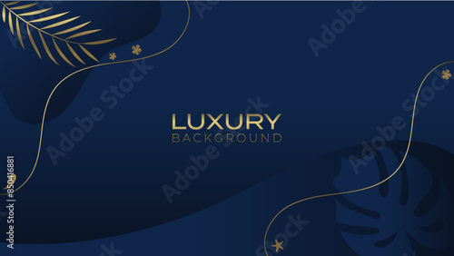Summer luxury premium background. Modern luxury and elegant design. Vector template	
