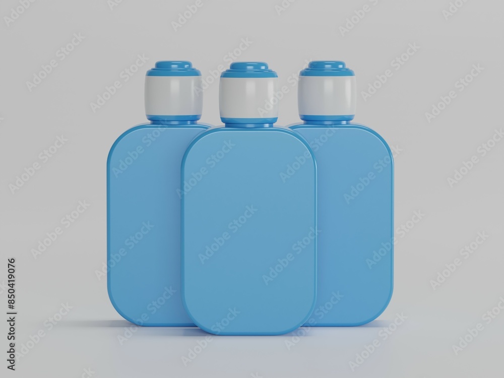Oil bottle 3d illustration with white background Oil bottle 3d illustration with white background