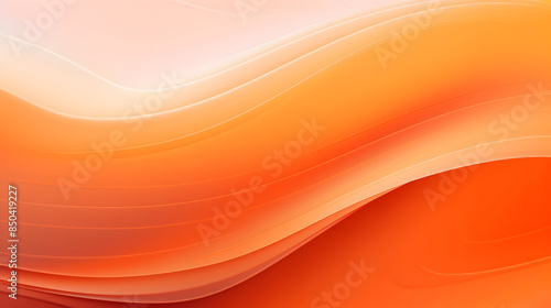 Orange waves background vector. Fluid gradient shapes composition. Futuristic design posters. Trendy.