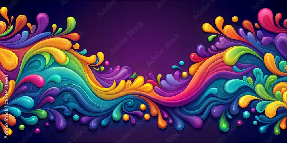 Colourful Rainbow Wave Texture Clean Modern Gradient Headers, Design Elements for Website header backgrounds Colourful Rainbow Wave Texture Clean Modern Gradient Headers, Design Elements for Website header backgrounds