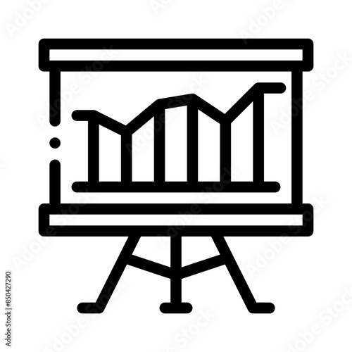 collaborative growth line icon
