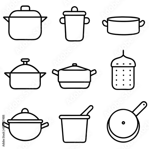 set of kitchen equipment