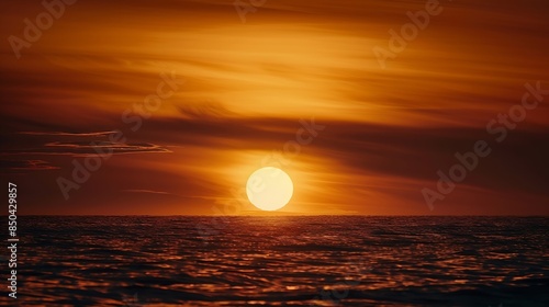 Beautiful sunsets on the North Sea : Generative AI