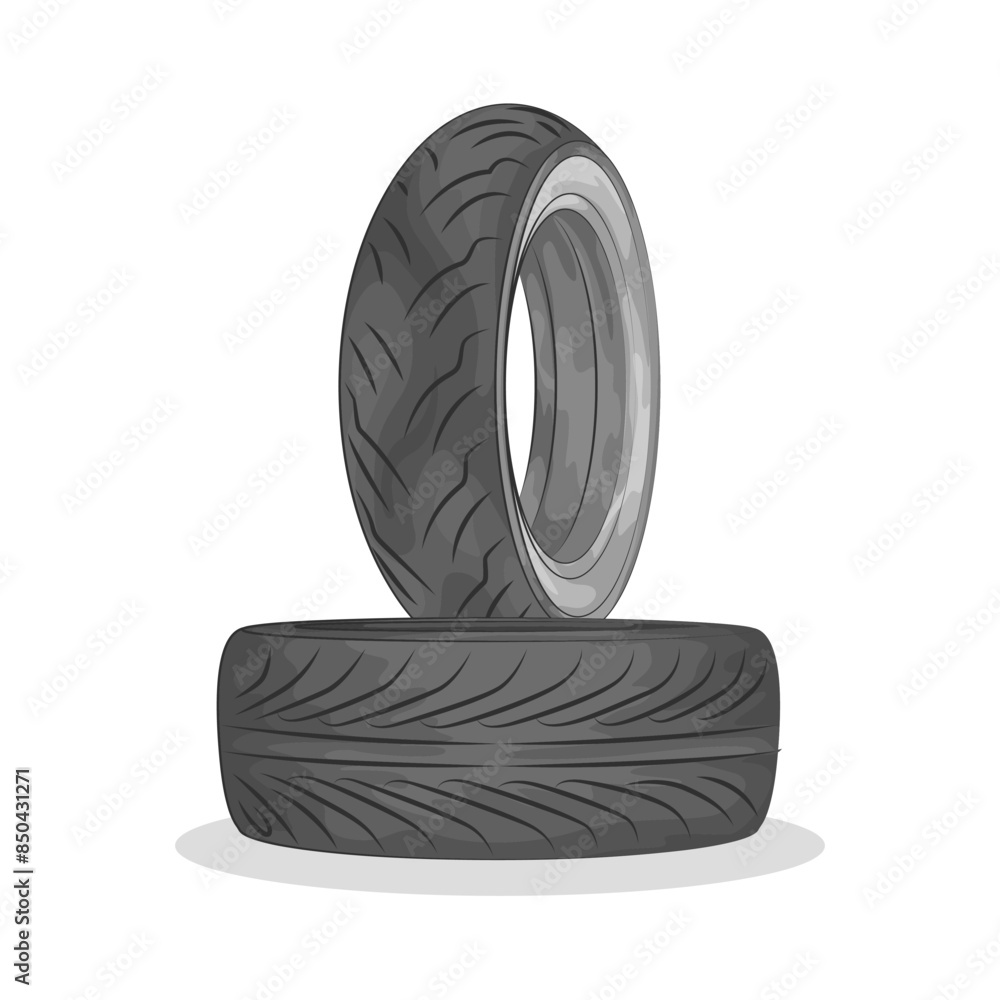 Illustration of tire Illustration of tire