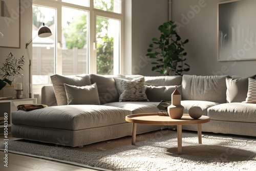 Scandinavian style living room 