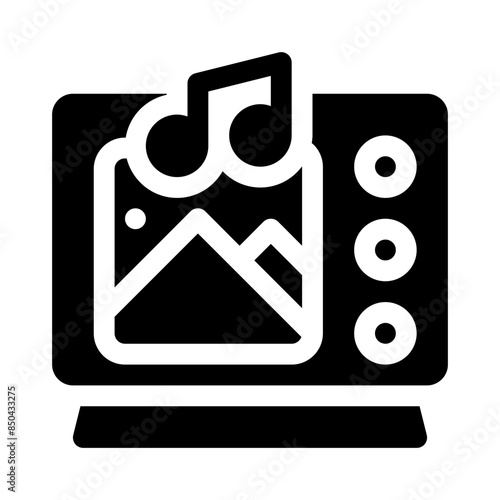 jingle glyph icon