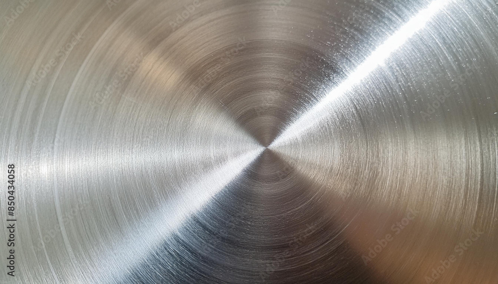 Shiny brushed metallic steel, aluminium circular background texture. Bright polished metal silver plate. Round shiny glossy stainless steel textured backdrop for design industrial concept Shiny brushed metallic steel, aluminium circular background texture. Bright polished metal silver plate. Round shiny glossy stainless steel textured backdrop for design industrial concept