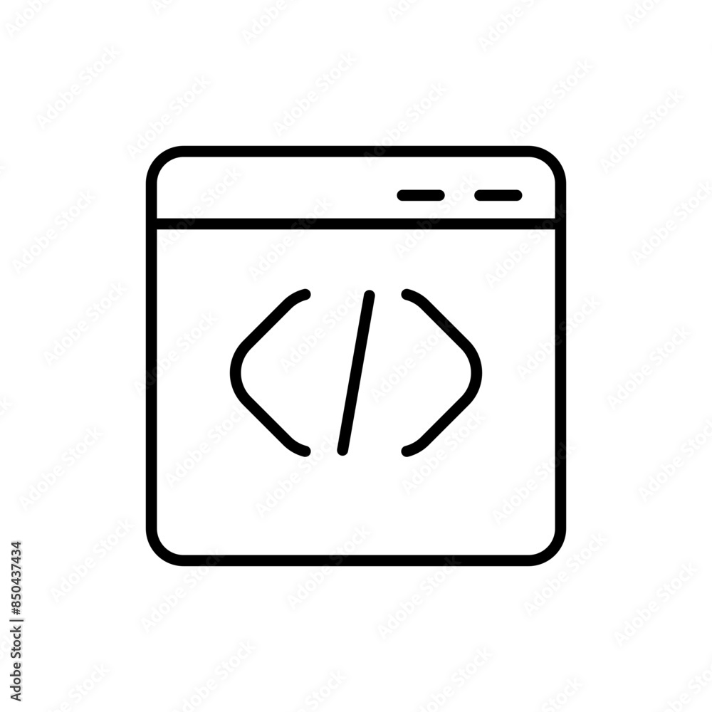 code line icon code line icon