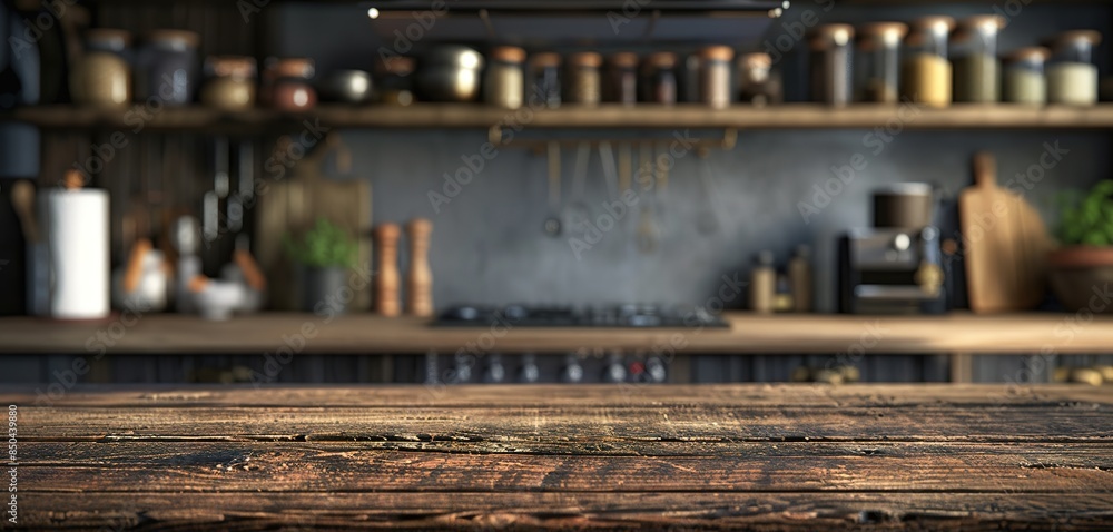 A textured brown wooden table in a room A textured brown wooden table in a room