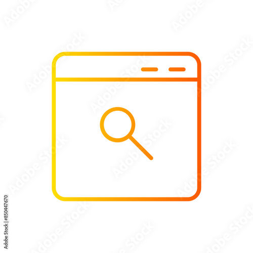 search page gradient icon