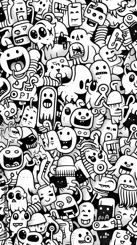 Abstract graffiti art pattern Abstract graffiti art pattern