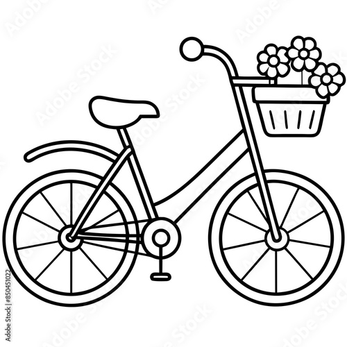 bicycle with a basket © Aynal
