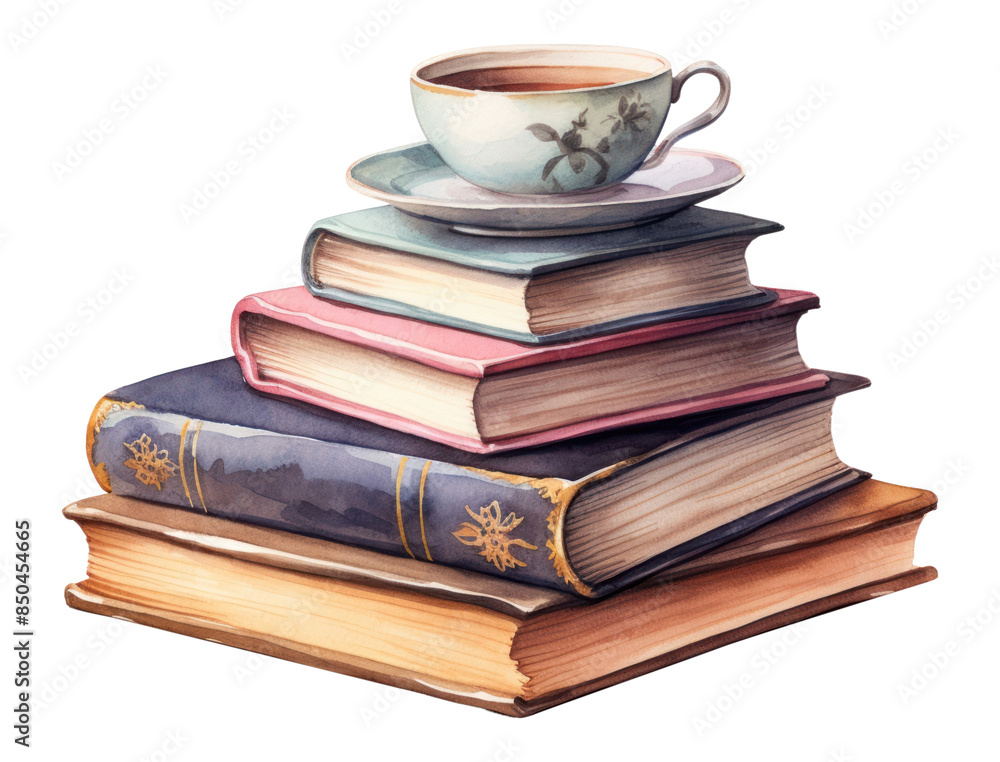Naklejka premium PNG Book publication coffee paper