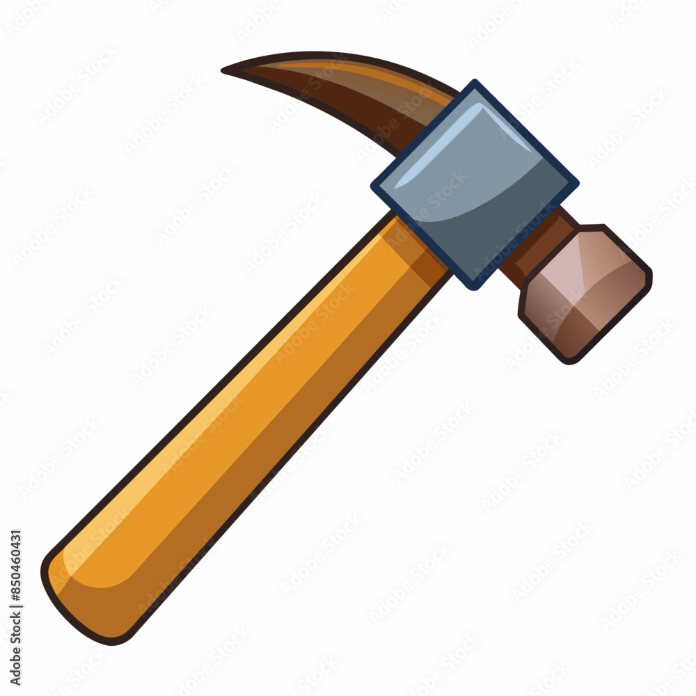 Hammer illustration isolated on white background. Concept of construction tool design, home improvement, carpentry, handyman. Print, icon, logo, element for design, digital art. Hammer illustration isolated on white background. Concept of construction tool design, home improvement, carpentry, handyman. Print, icon, logo, element for design, digital art.