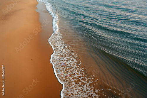 A minimalist summer beach s...