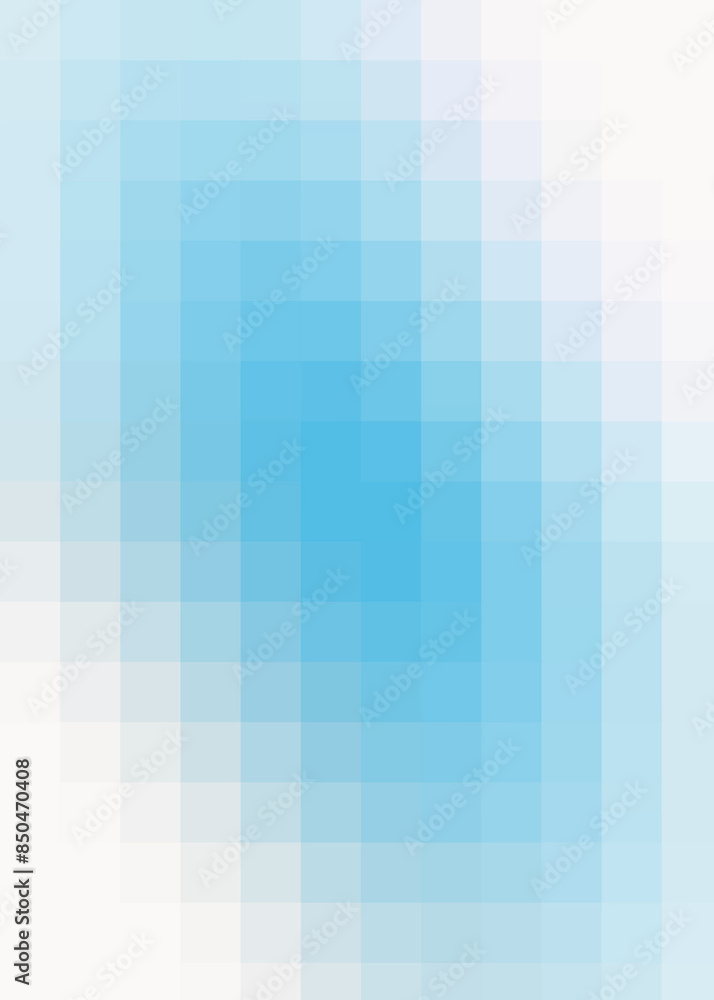 Soft blue gradient background - pixel mosaic tile. copy space. Stock ...