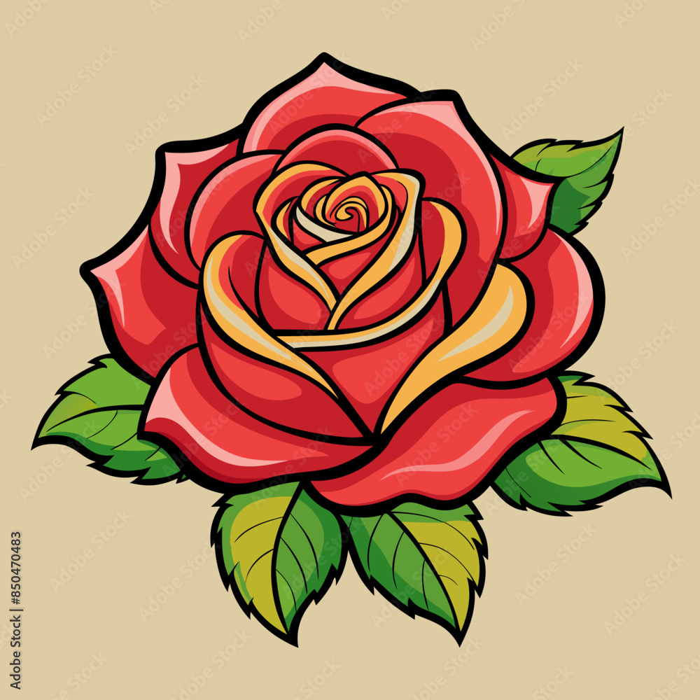 illustration of rose illustration of rose