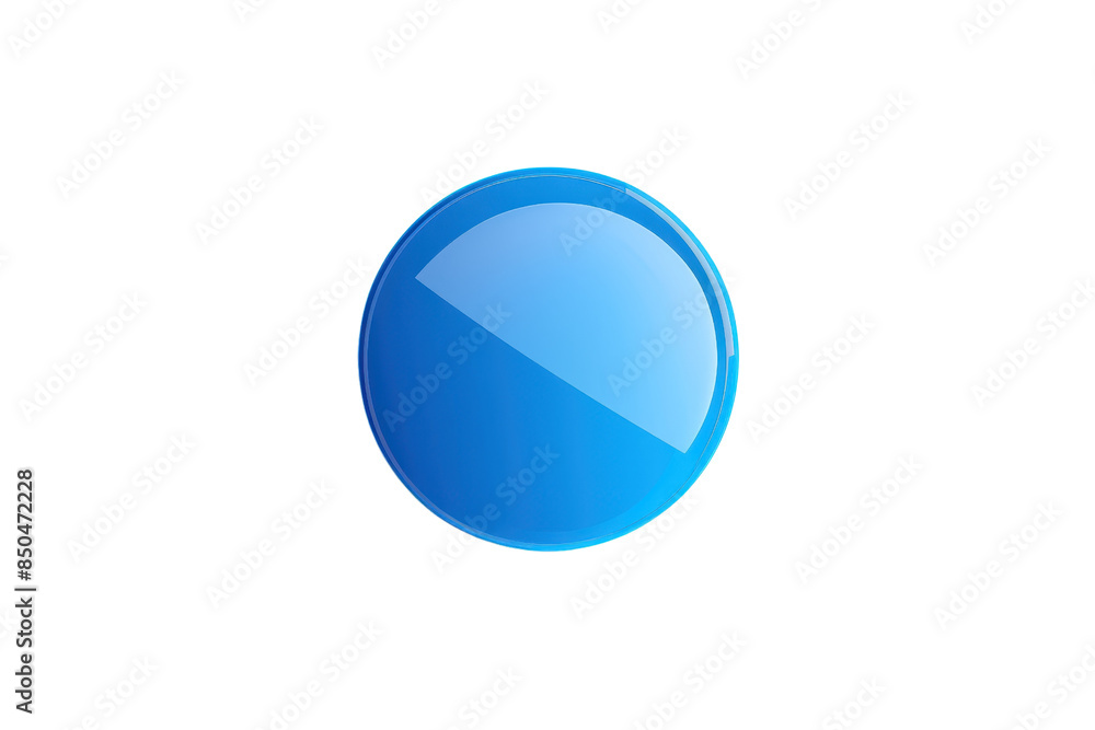 Vibrant blue sphere with a glossy finish. Isolated on a transparent background. perfect for graphic design and illustration projects. Vibrant blue sphere with a glossy finish. Isolated on a transparent background. perfect for graphic design and illustration projects.