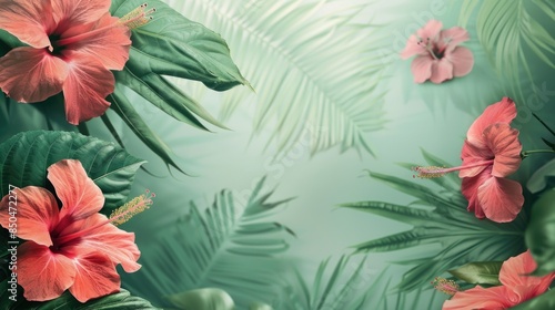 Wallpaper Mural A colorful arrangement of tropical flowers Torontodigital.ca