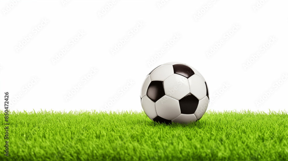 Soccer Ball on Green Grass Soccer Ball on Green Grass