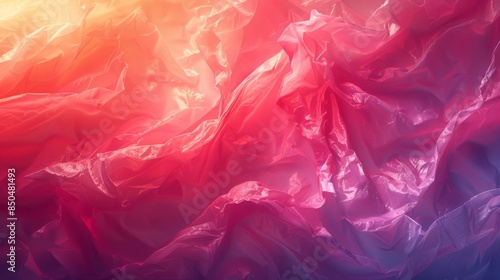 Wallpaper Mural Create an illustration of torn plastic wrap with translucent properties Torontodigital.ca