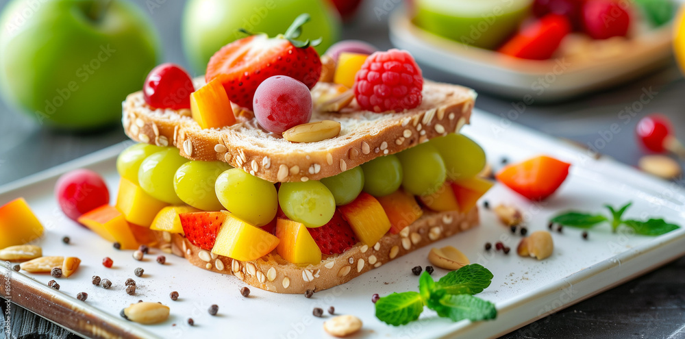Fruit sandwich Fruit sandwich