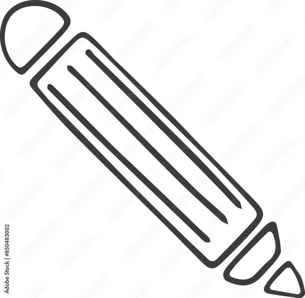 Pencil icon. Hand drawn, doodle style. Vector picture.
Pencil icon. Hand drawn, doodle style. Vector picture.