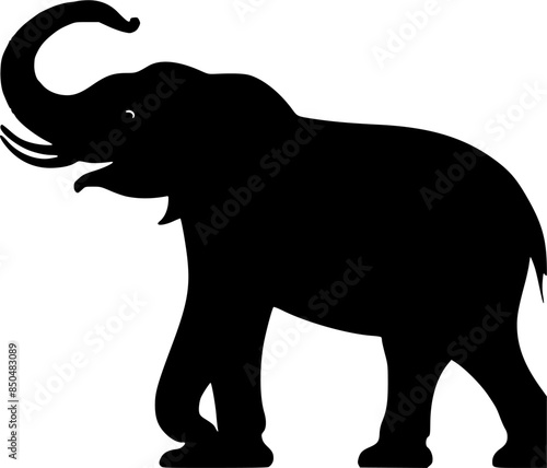  cute elephant cartoon vector illustration