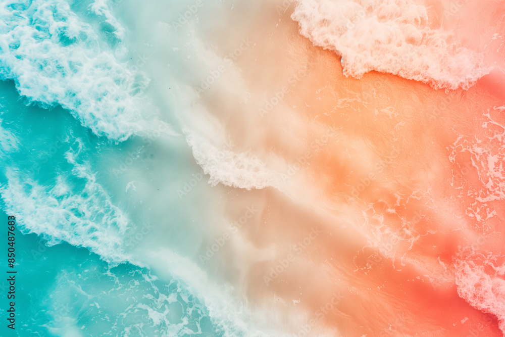 Fototapeta premium Sun-kissed textures and vibrant hues capture the essence of a carefree summer day.