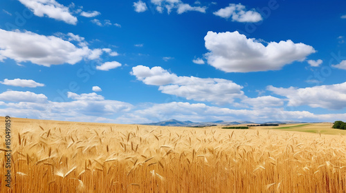 wheat field and sky