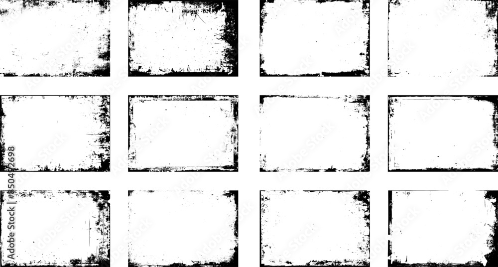 Dirty Grunge Textures Vector collection. Grunge Frames Vector. Overlay textures set stamp with grunge effect. Old damage Dirty grainy and scratches. Dirty Grunge Textures Vector collection. Grunge Frames Vector. Overlay textures set stamp with grunge effect. Old damage Dirty grainy and scratches.