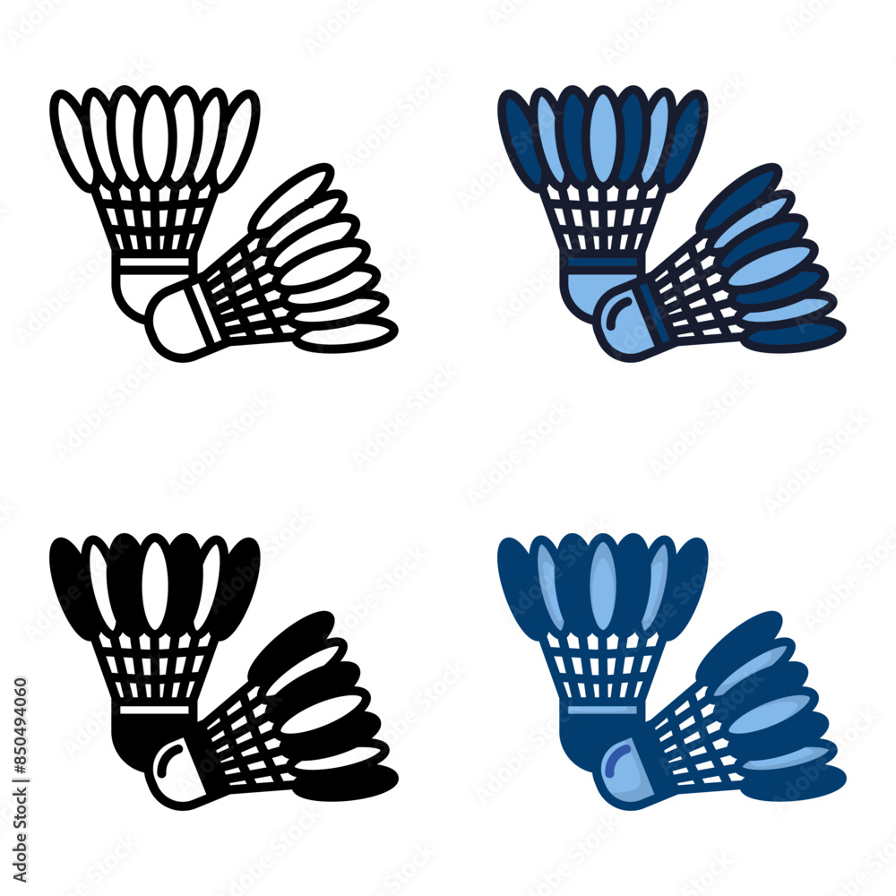 The Shuttlecock icon represents a high-drag projectile used in badminton, featuring feathers or synthetic material. The Shuttlecock icon represents a high-drag projectile used in badminton, featuring feathers or synthetic material.