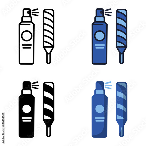 The Grip Cleaner icon represents a solution used to clean and maintain the grip of sports equipment.