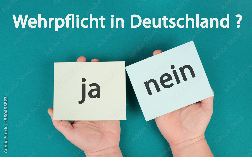 Military army service yes or no, german language, reform of the conscription, armed forces in Germany, recruiting soldiers Military army service yes or no, german language, reform of the conscription, armed forces in Germany, recruiting soldiers