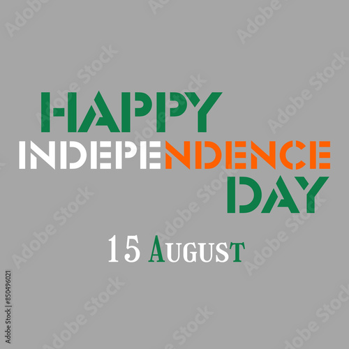 India Independence Day Illustration Design, 15th August Independence Day