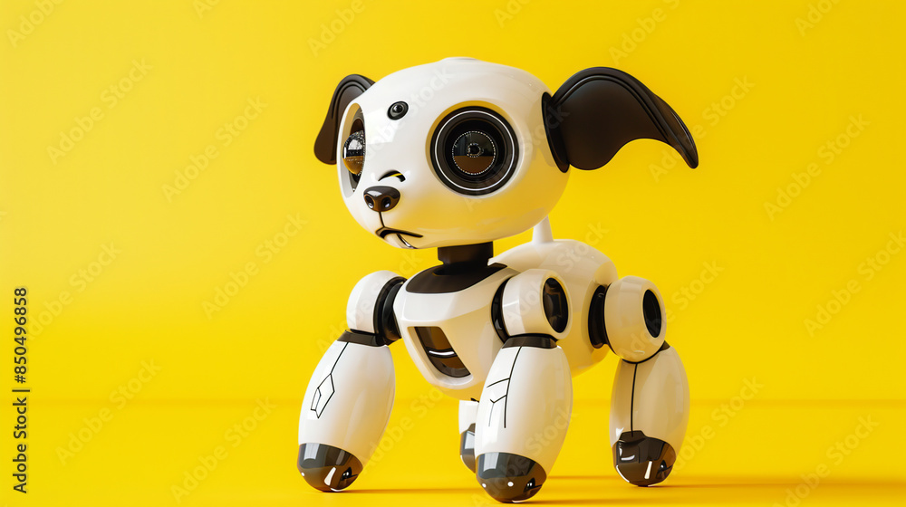 Robotic dog. 
