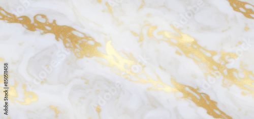 Luxurious white Carrara statuaries marble texture background. Calacatta glossy marble with golden streaks. Luxury White Gold Marble texture background vector. Panoramic Marbling texture design.