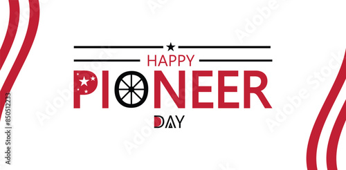 Inspiring Pioneer Day Poster Design to Brighten Your Celebration