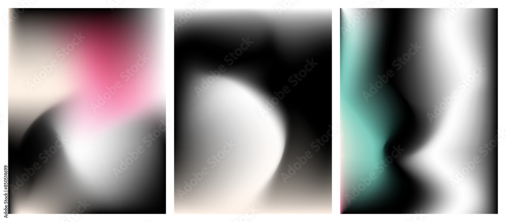 Black and white aesthetic elegant gradient background. With pink and turquoise accent. For premium event poster, card, social media and wedding templates. Subtle aura backdrop. Iridescent aura blur Black and white aesthetic elegant gradient background. With pink and turquoise accent. For premium event poster, card, social media and wedding templates. Subtle aura backdrop. Iridescent aura blur