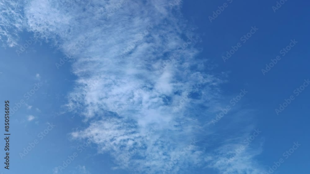 Many cirrocumulus balls are in the middle of the sky at dawn Many cirrocumulus balls are in the middle of the sky at dawn