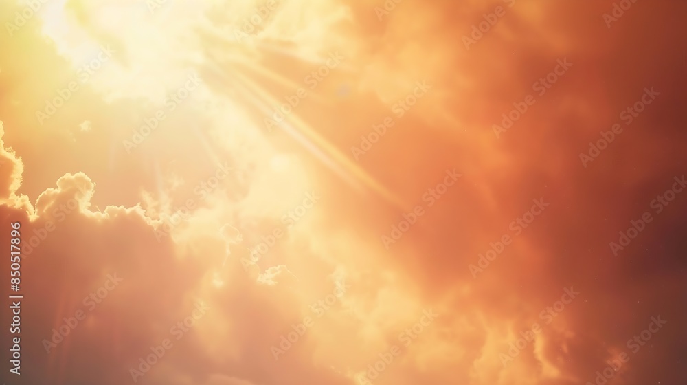 sunset sky background : Generative AI sunset sky background : Generative AI