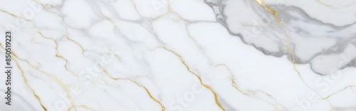 Luxurious white Carrara statuaries marble texture background. Calacatta glossy marble with golden streaks. Luxury White Gold Marble texture background vector. Panoramic Marbling texture design.