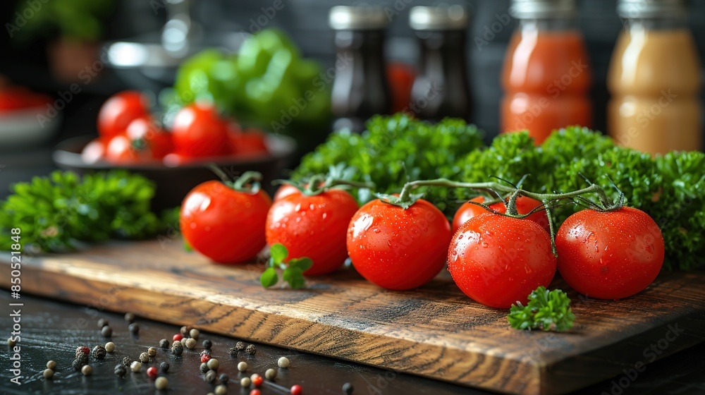 fresh tomatoes on a table fresh tomatoes on a table