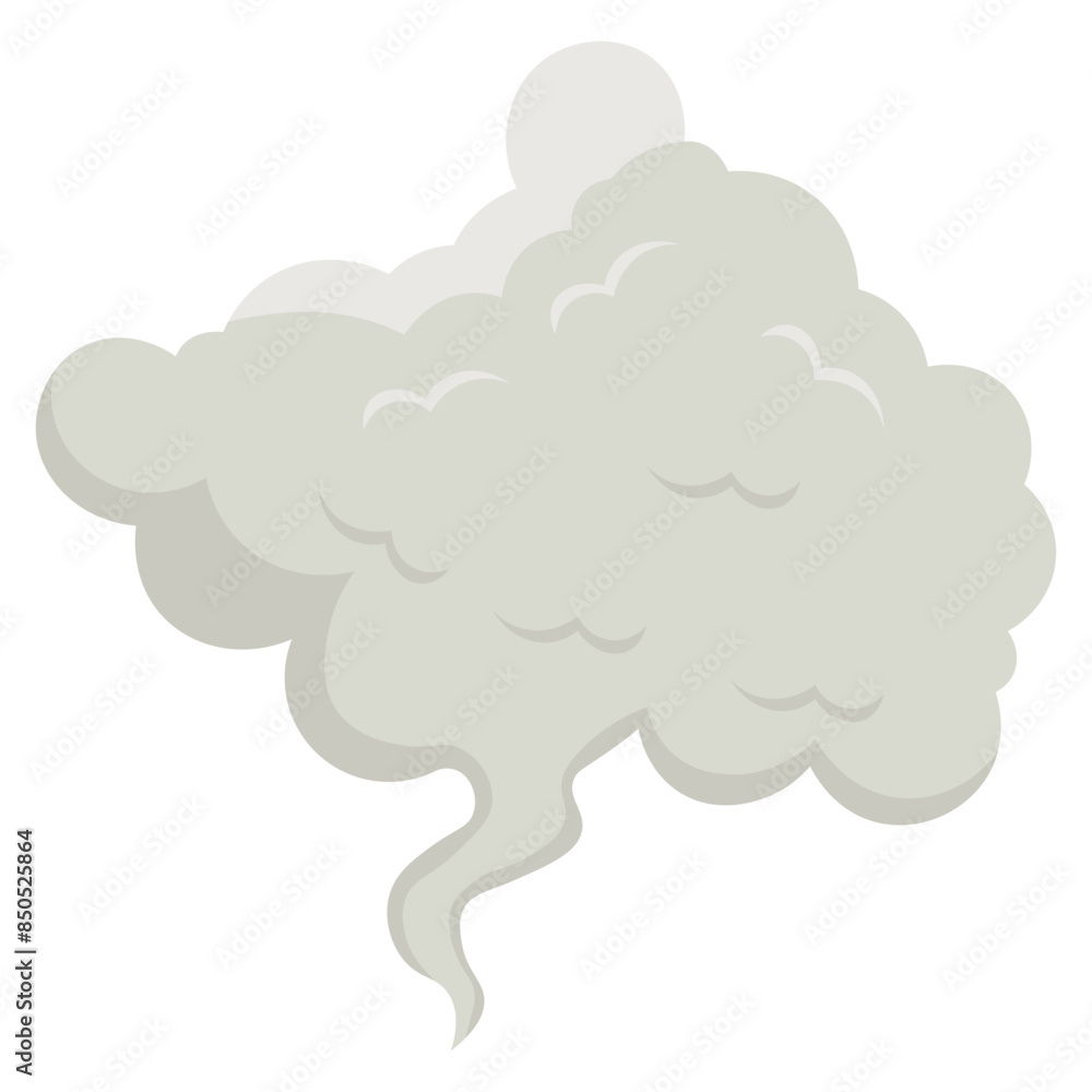 Cartoon smoke set. Vector smoke set special effects template Cartoon smoke set. Vector smoke set special effects template