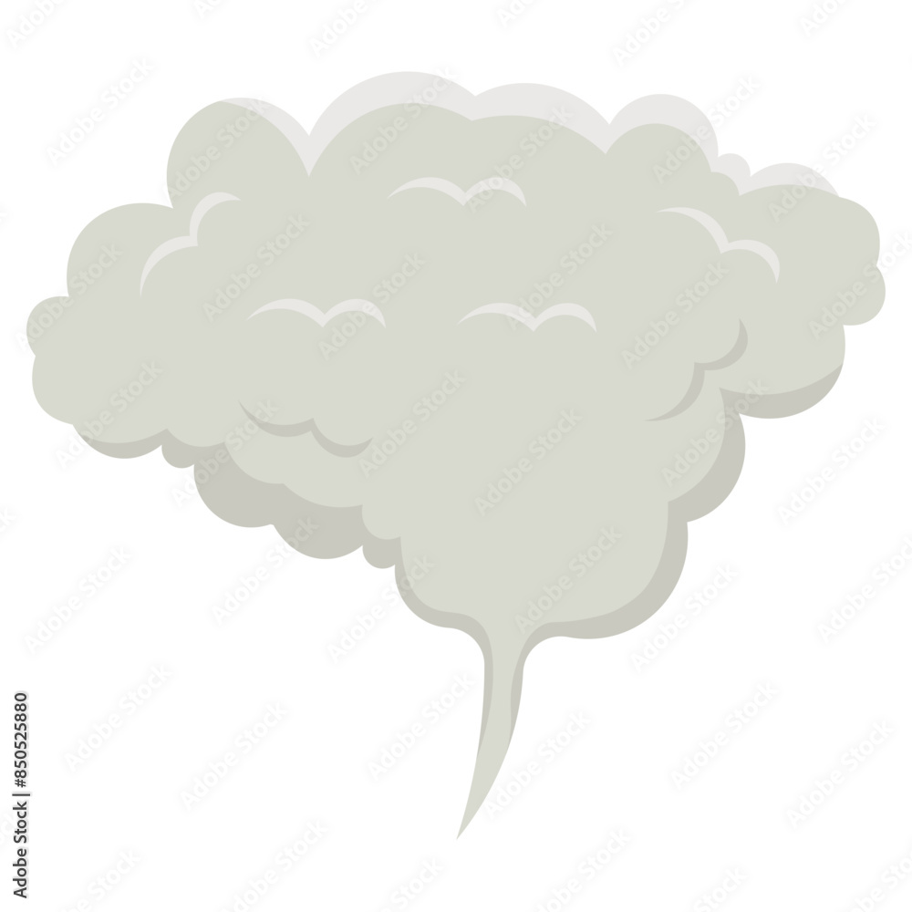 Cartoon smoke set. Vector smoke set special effects template Cartoon smoke set. Vector smoke set special effects template