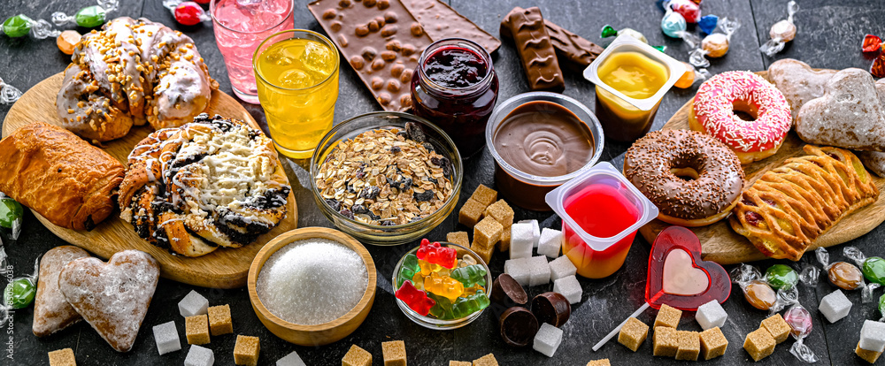 Food products containing a significant amount of sugar Food products containing a significant amount of sugar