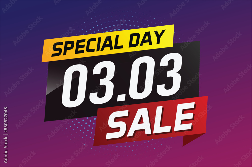 3.3 Special day sale word concept vector illustration with ribbon and 3d style for use landing page, template, ui, web, mobile app, poster, banner, flyer, background, gift card, coupon
3.3 Special day sale word concept vector illustration with ribbon and 3d style for use landing page, template, ui, web, mobile app, poster, banner, flyer, background, gift card, coupon