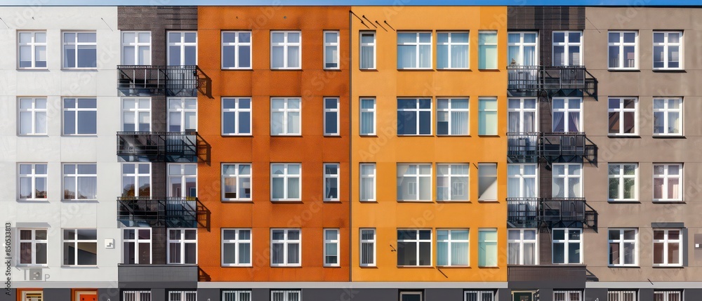 A charming European building facade featuring ornate windows and a balcony, blending traditional design with the allure of an old-world city atmosphere A charming European building facade featuring ornate windows and a balcony, blending traditional design with the allure of an old-world city atmosphere