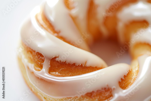 Light and Airy Cruller Pastry with Twisted Shape..